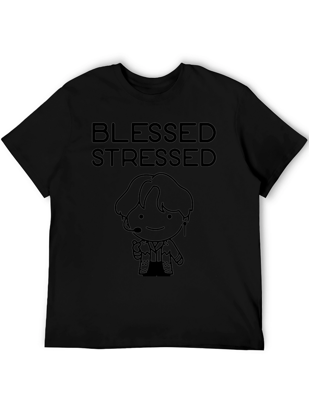 Blessed Stressed Graphic T-Shirt