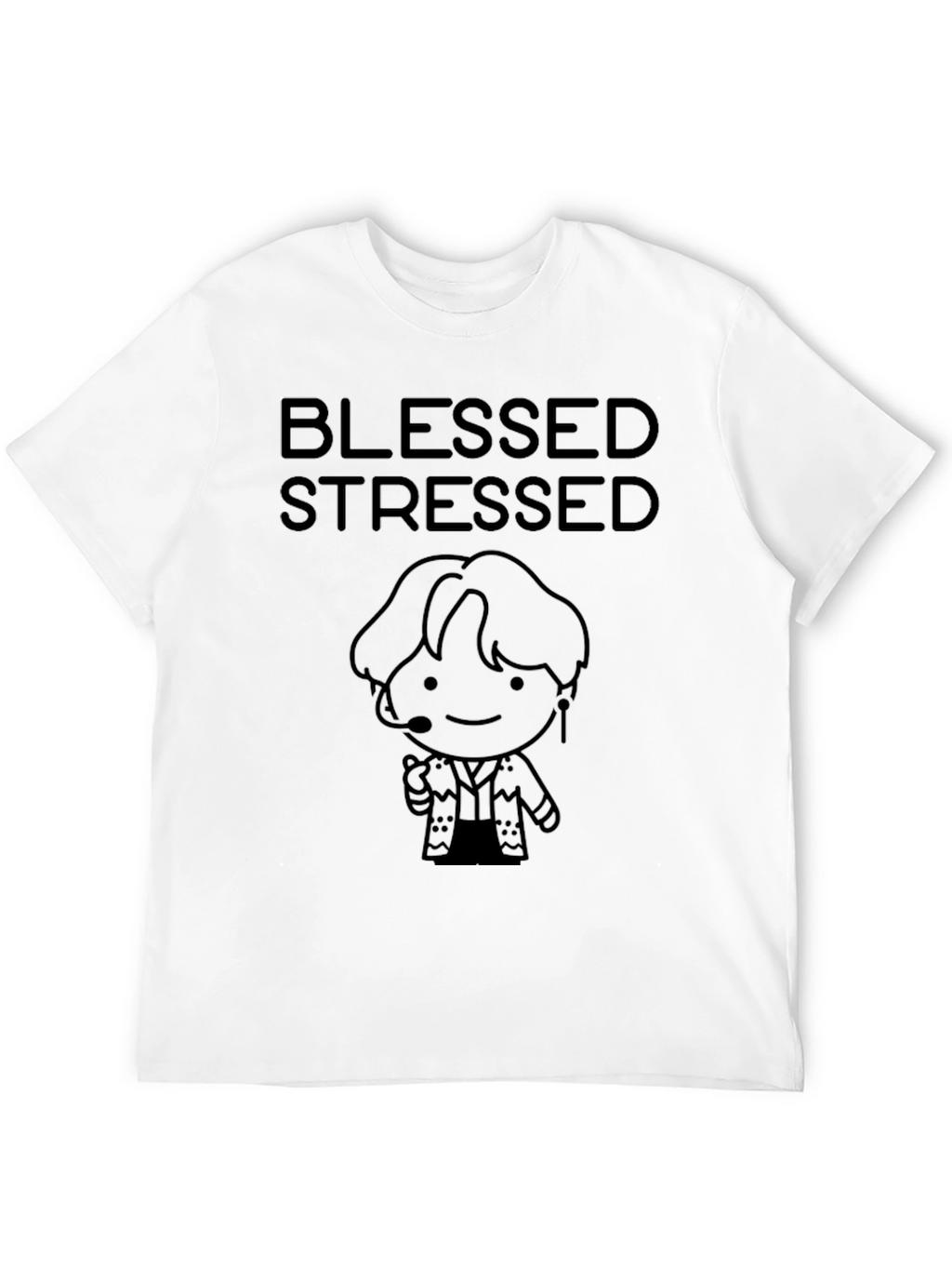Blessed Stressed Graphic T-Shirt