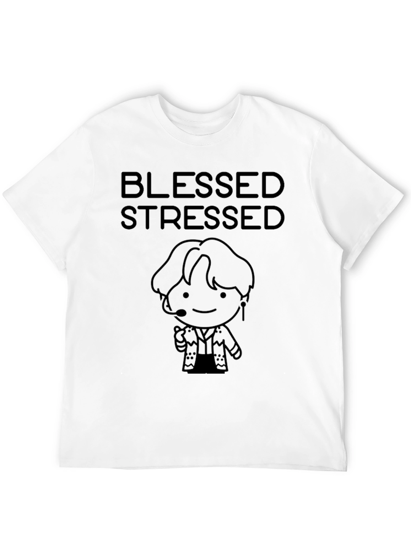 Blessed Stressed Graphic T-Shirt
