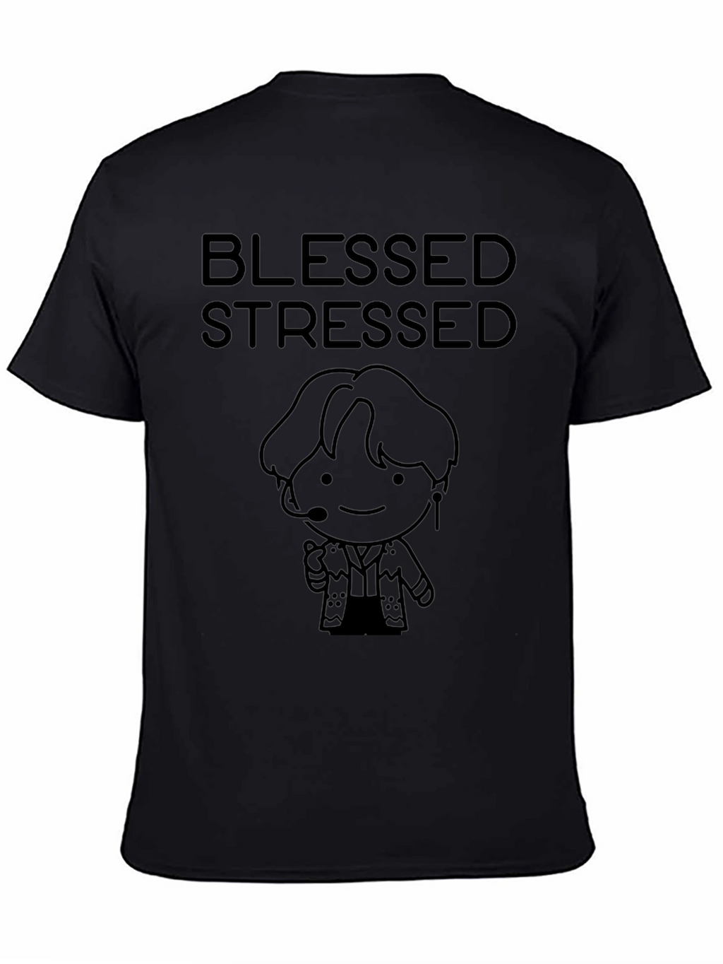 Blessed Stressed Graphic T-Shirt