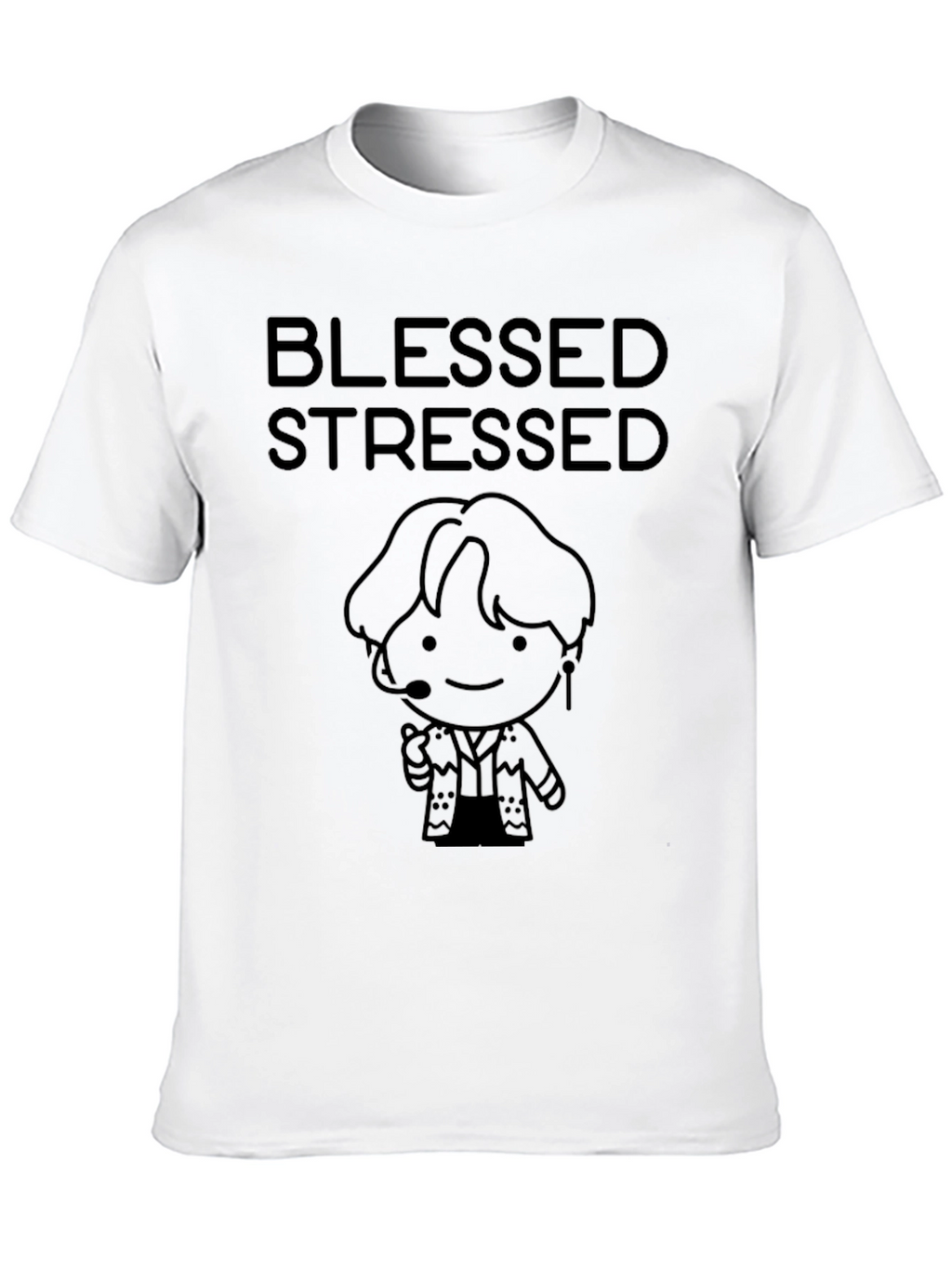 Blessed Stressed Graphic T-Shirt