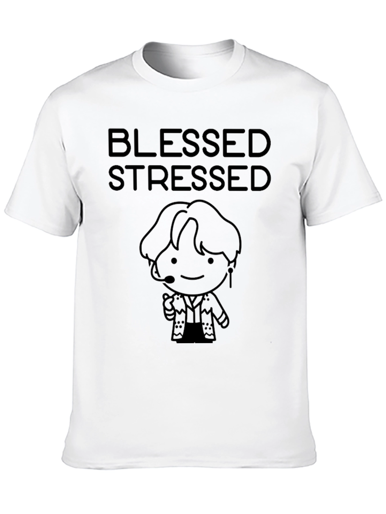 Blessed Stressed Graphic T-Shirt