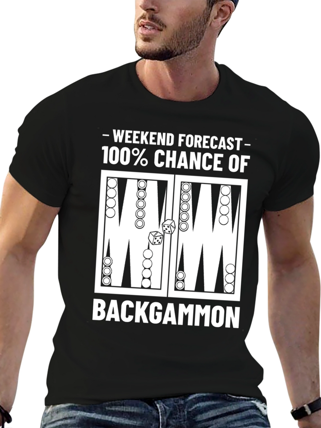 Weekend Backgammon T-Shirt