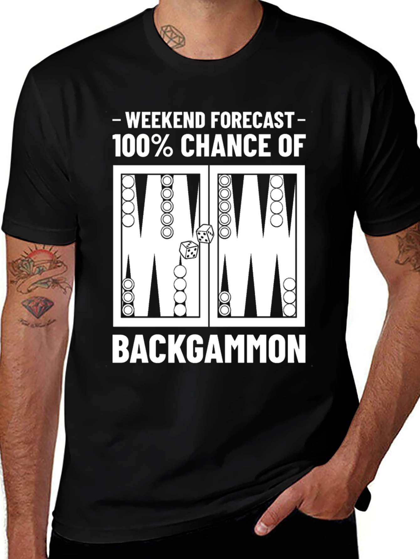 Weekend Backgammon T-Shirt