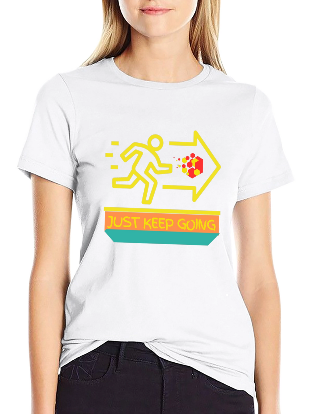Just Keep Going T-Shirt - Motivational Graphic Tee