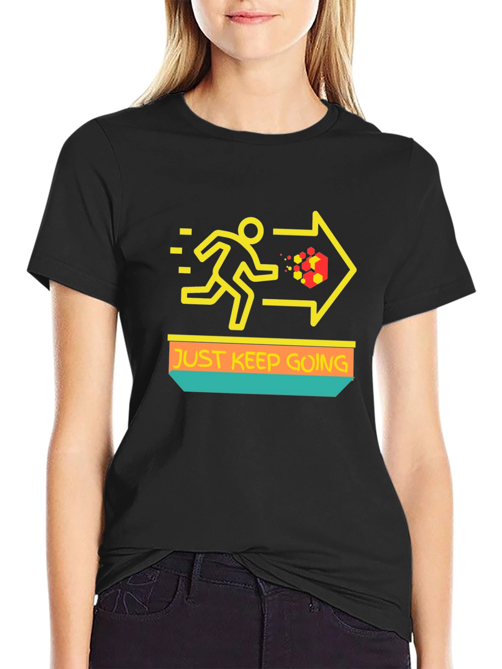 Just Keep Going T-Shirt - Motivational Graphic Tee