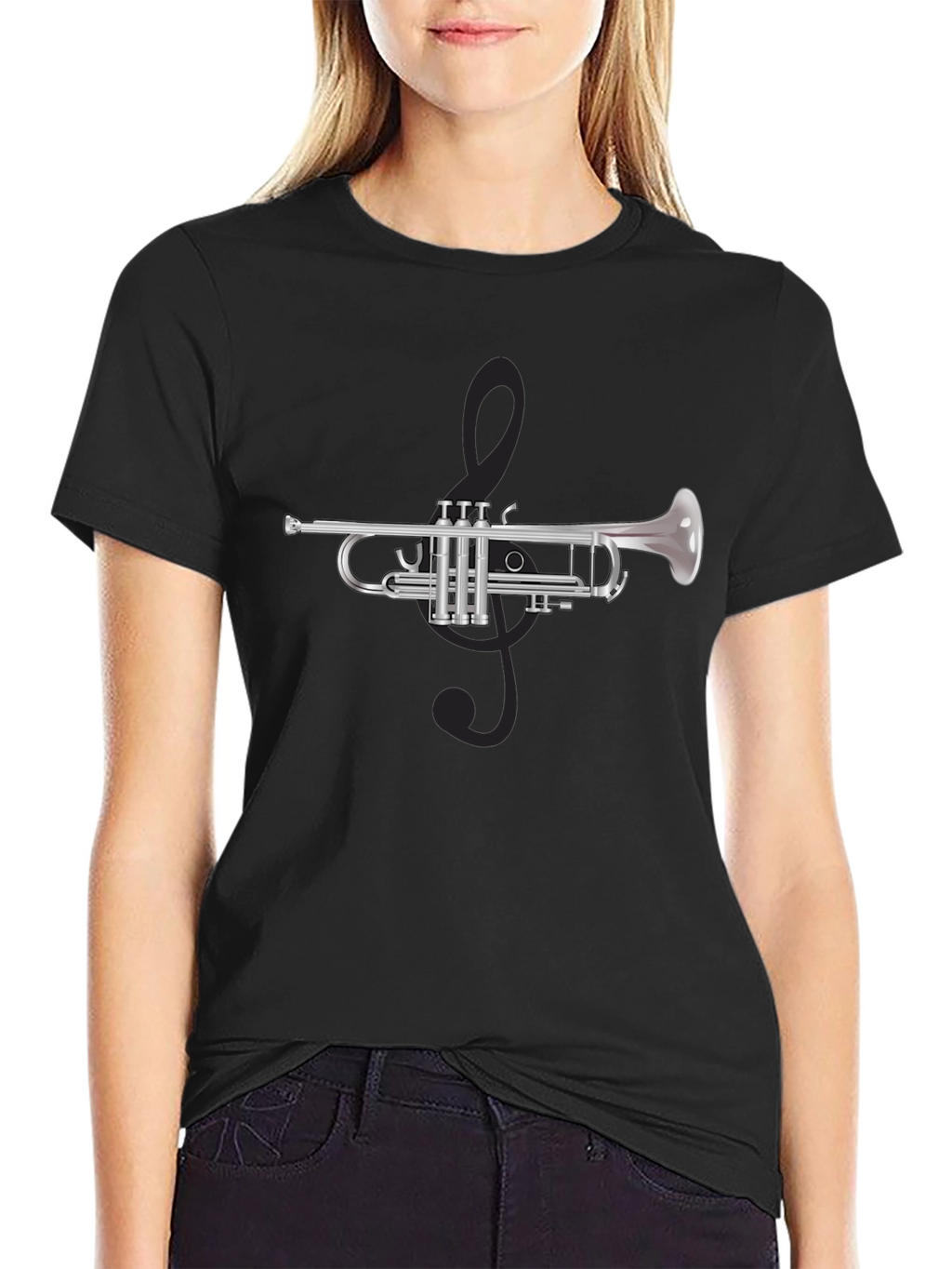 Trumpet Graphic Tee - Musicians Fashion