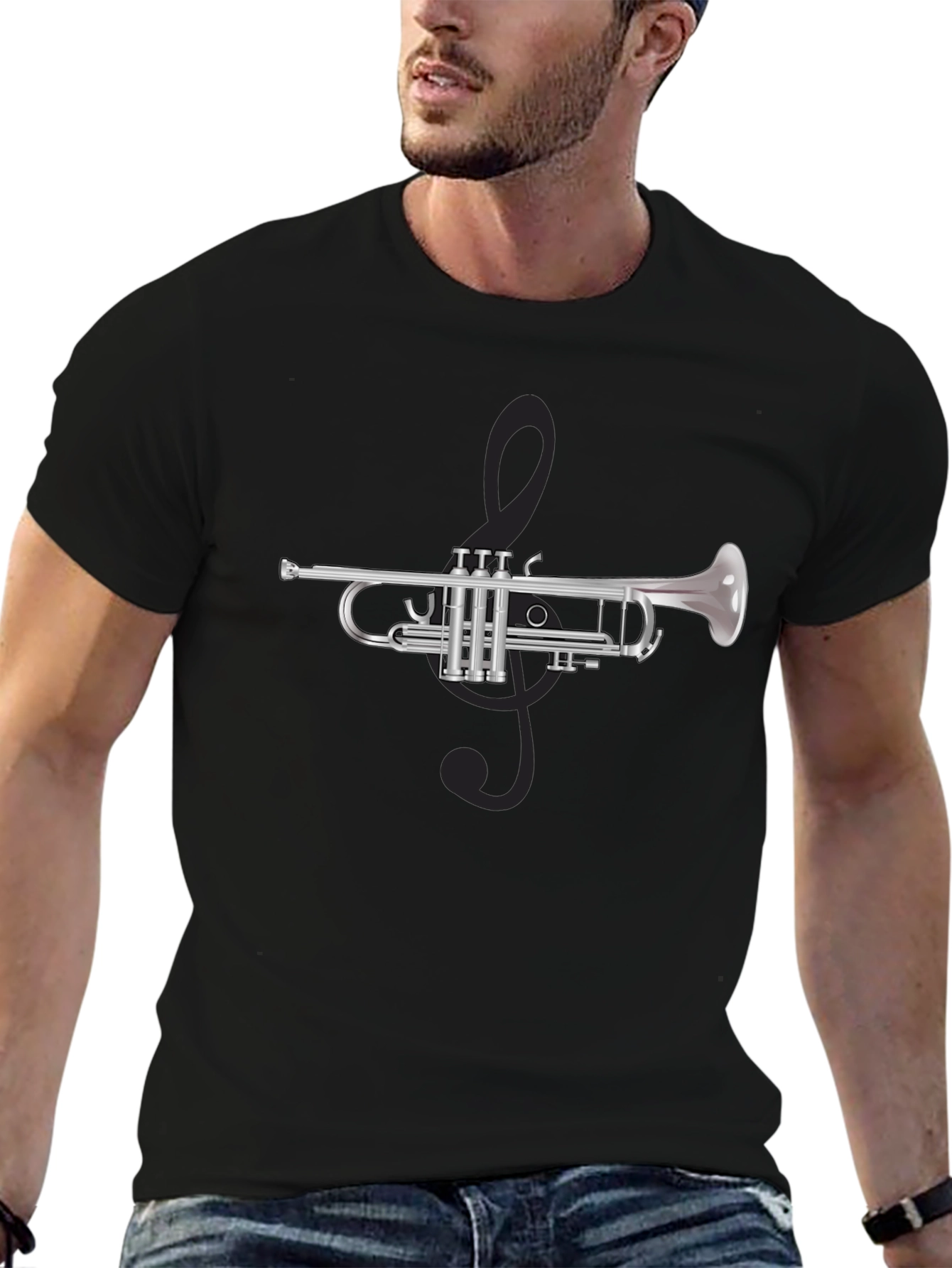 Trumpet Graphic Tee - Musicians Fashion