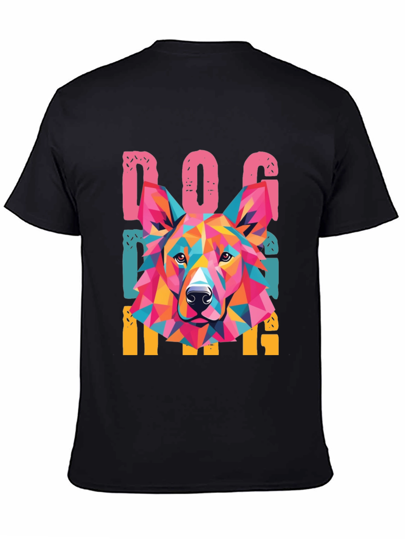 Colorful Dog Lover Graphic T-Shirt