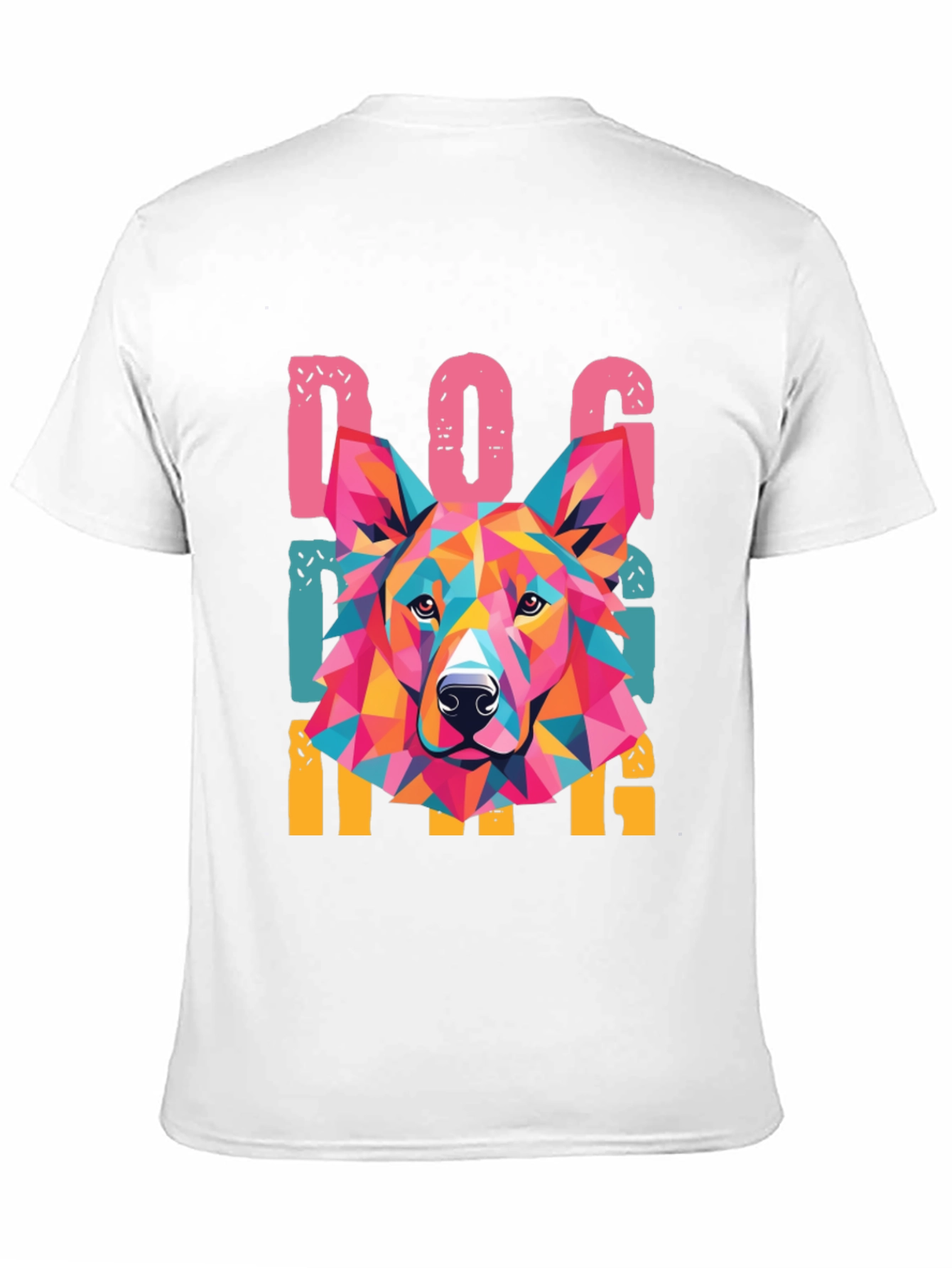 Colorful Dog Lover Graphic T-Shirt