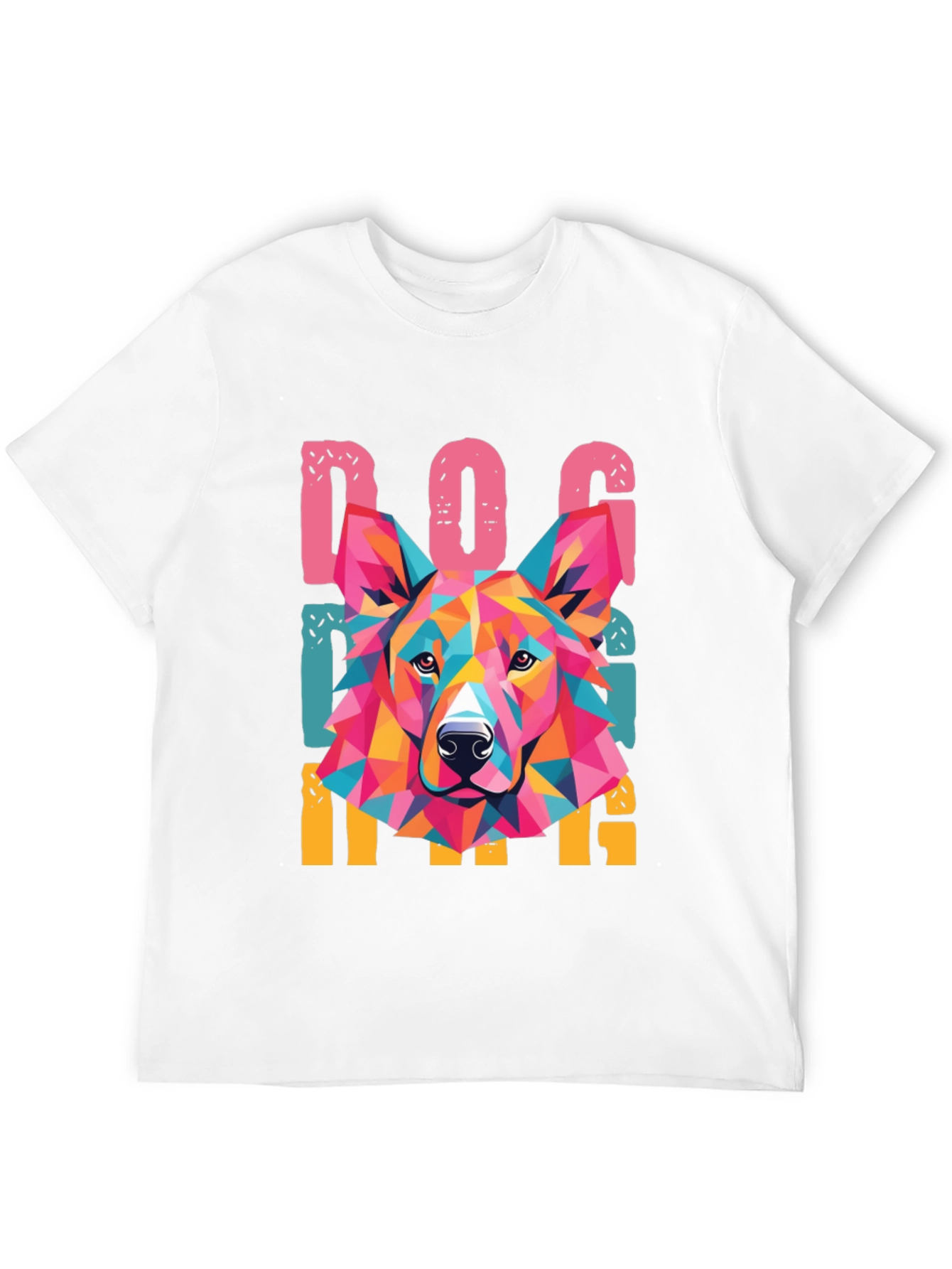 Colorful Dog Lover Graphic T-Shirt