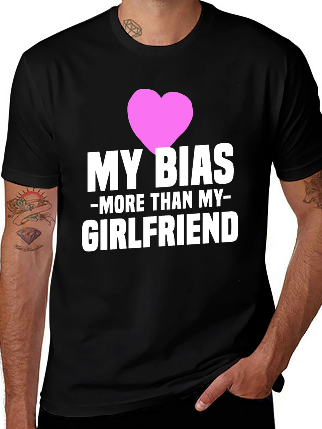 My Bias More Than My Girlfriend T-Shirt