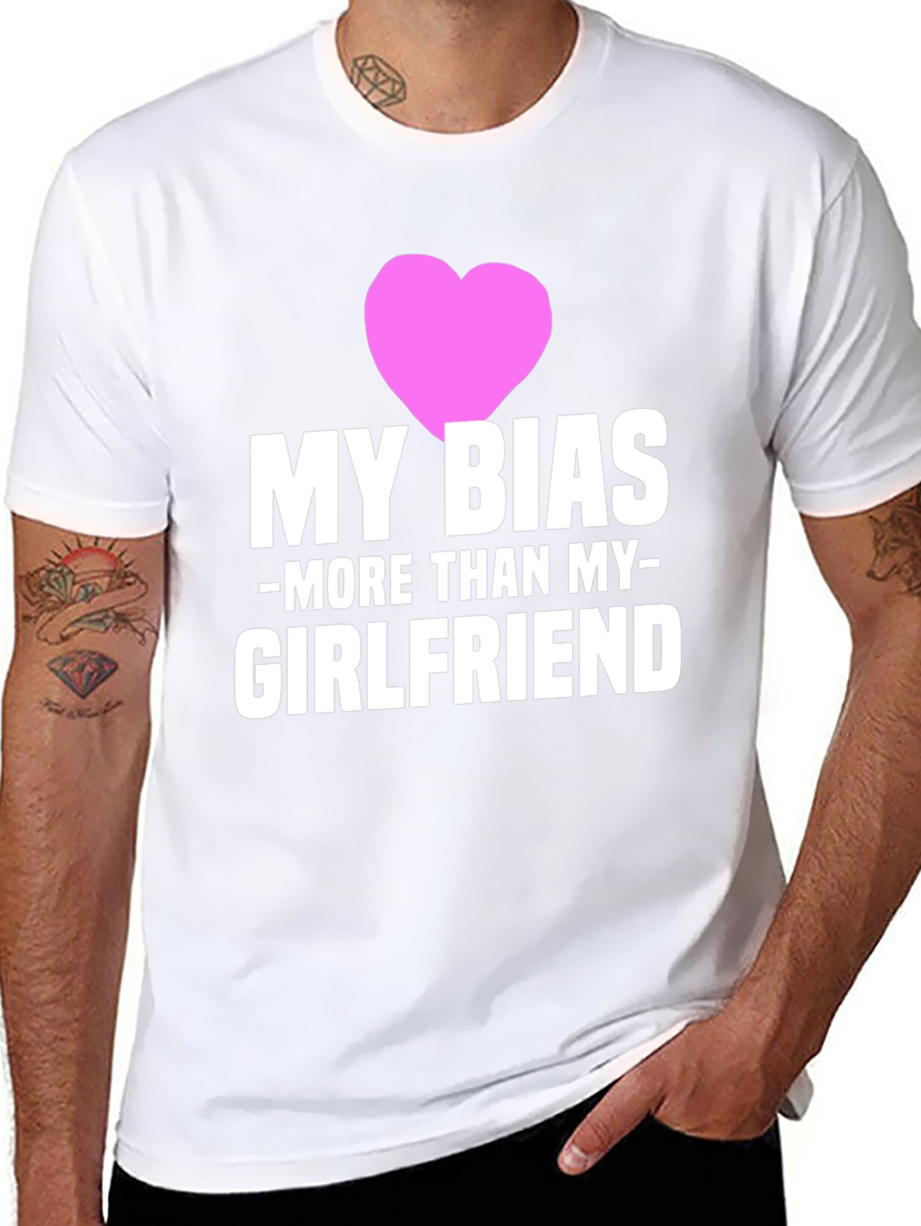My Bias More Than My Girlfriend T-Shirt