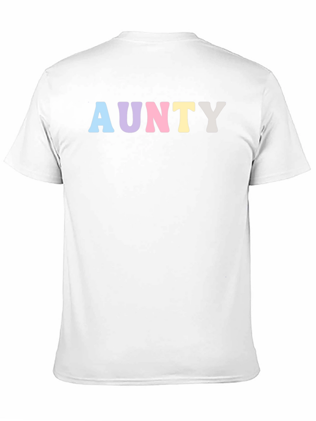 AUNTY Pastel Graphic Print Black T-Shirt