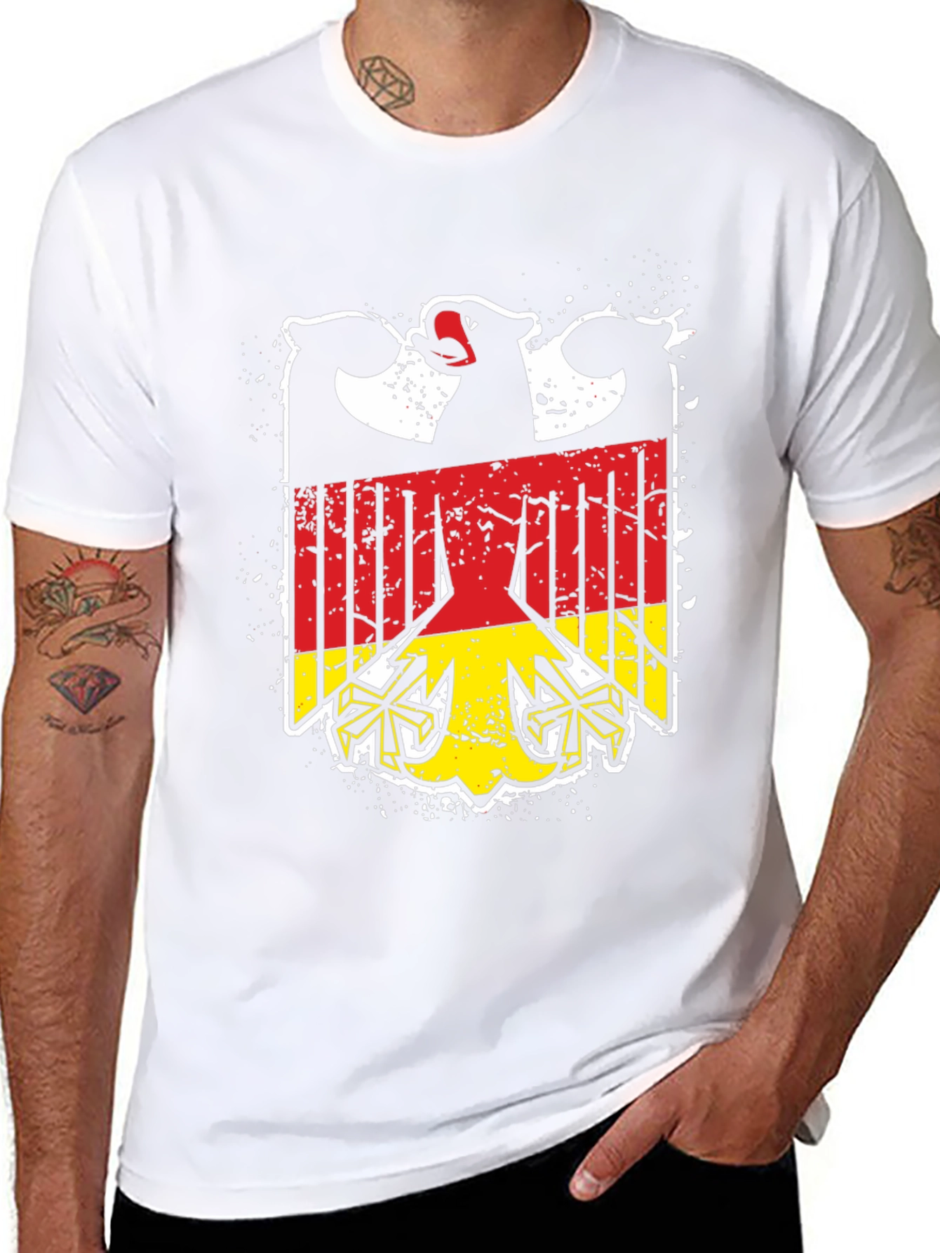 Germany Eagle T-Shirt - Black German Pride Tee