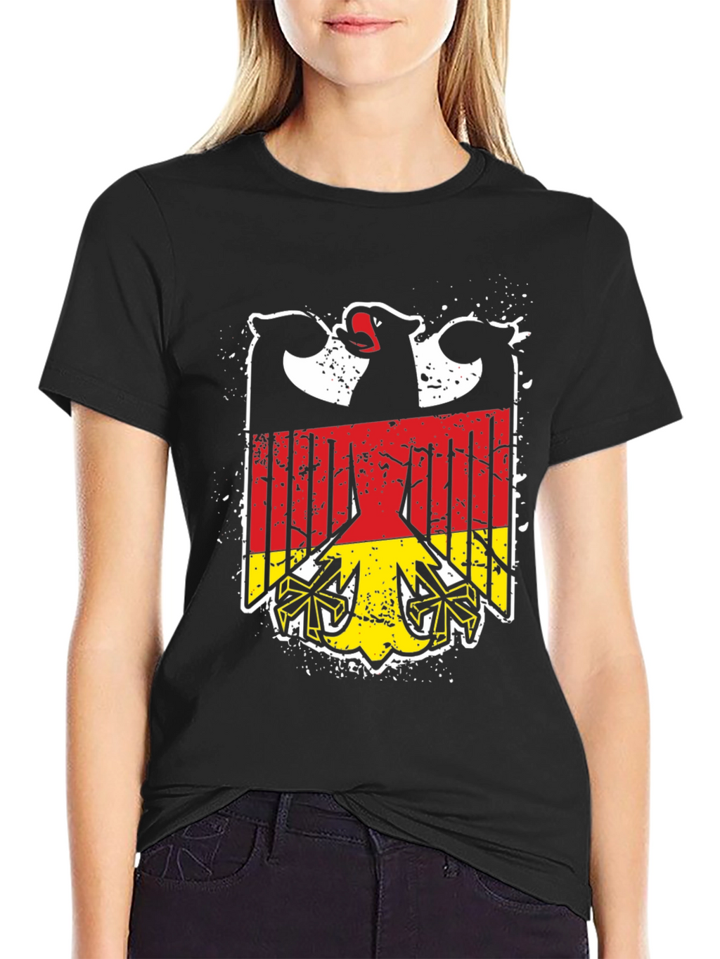 Germany Eagle T-Shirt - Black German Pride Tee