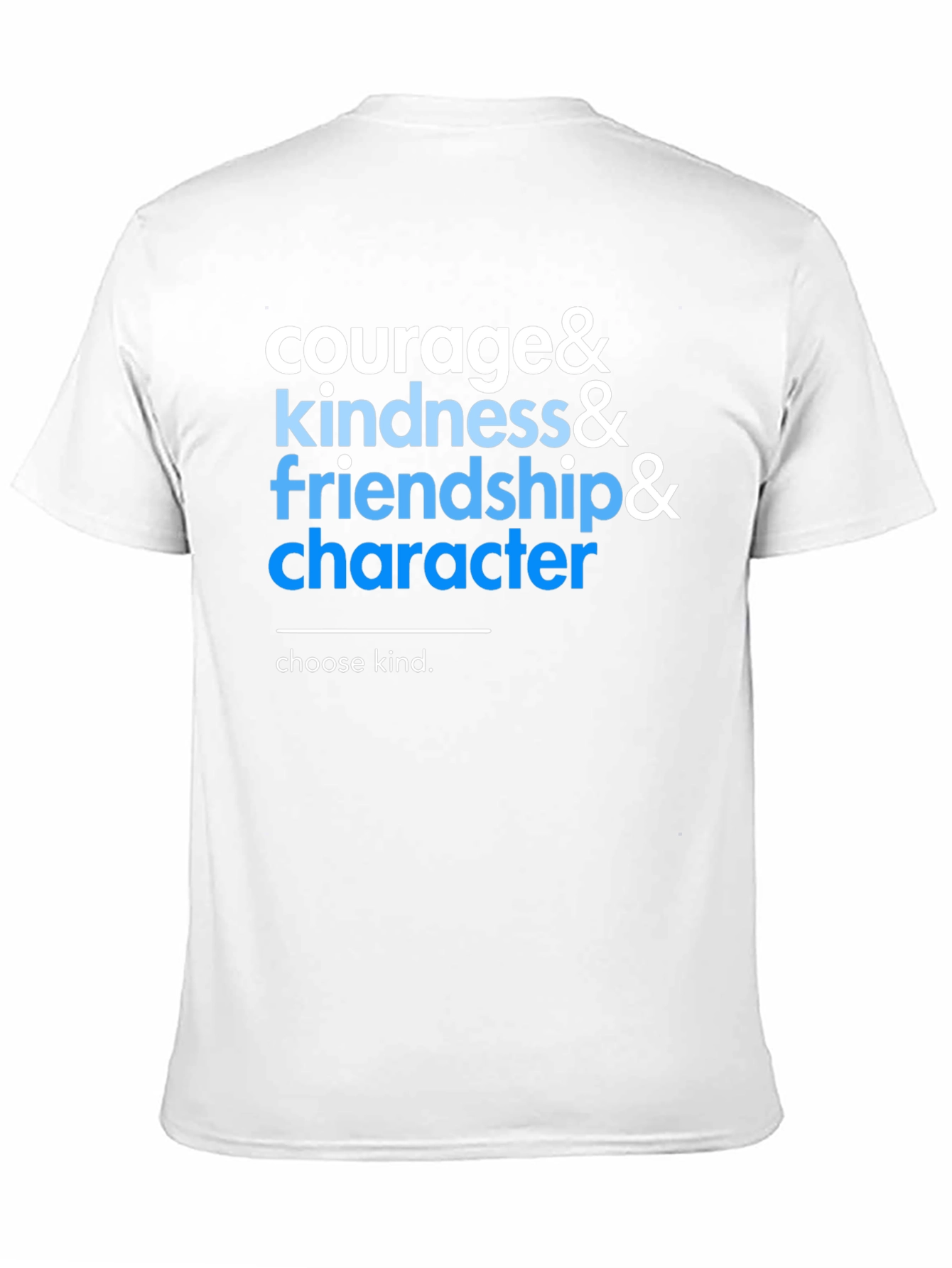 Courage Kindness Friendship Character T-Shirt