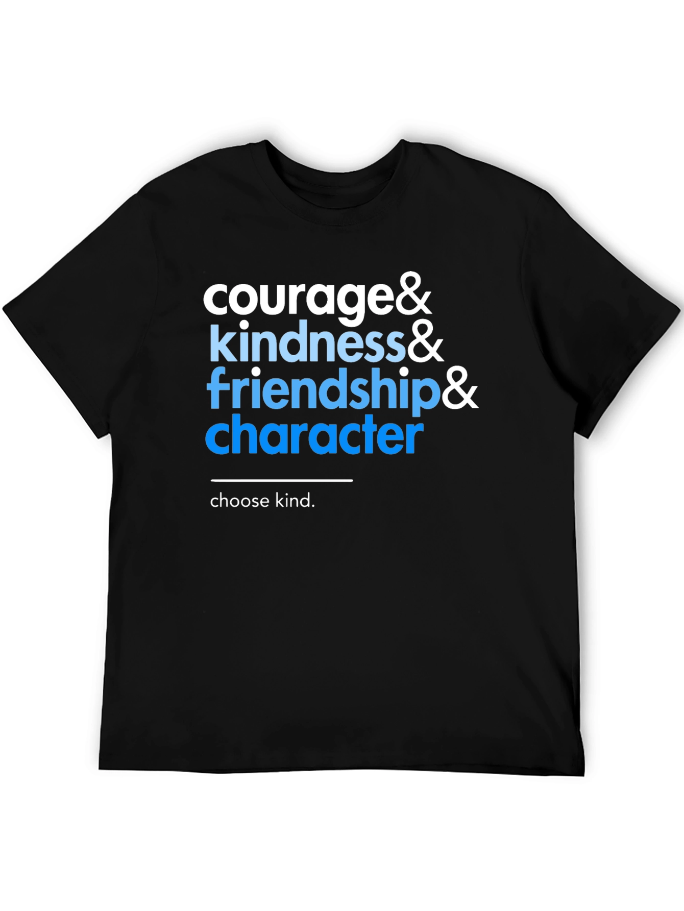 Courage Kindness Friendship Character T-Shirt