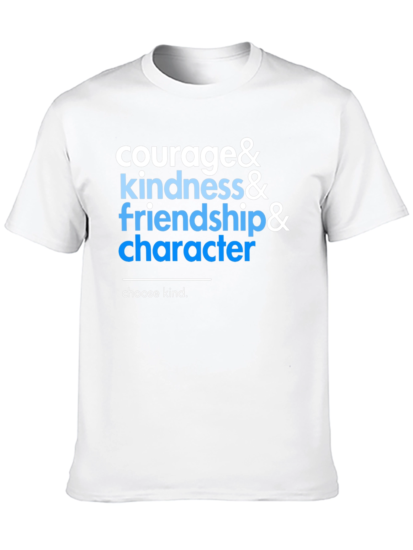 Courage Kindness Friendship Character T-Shirt