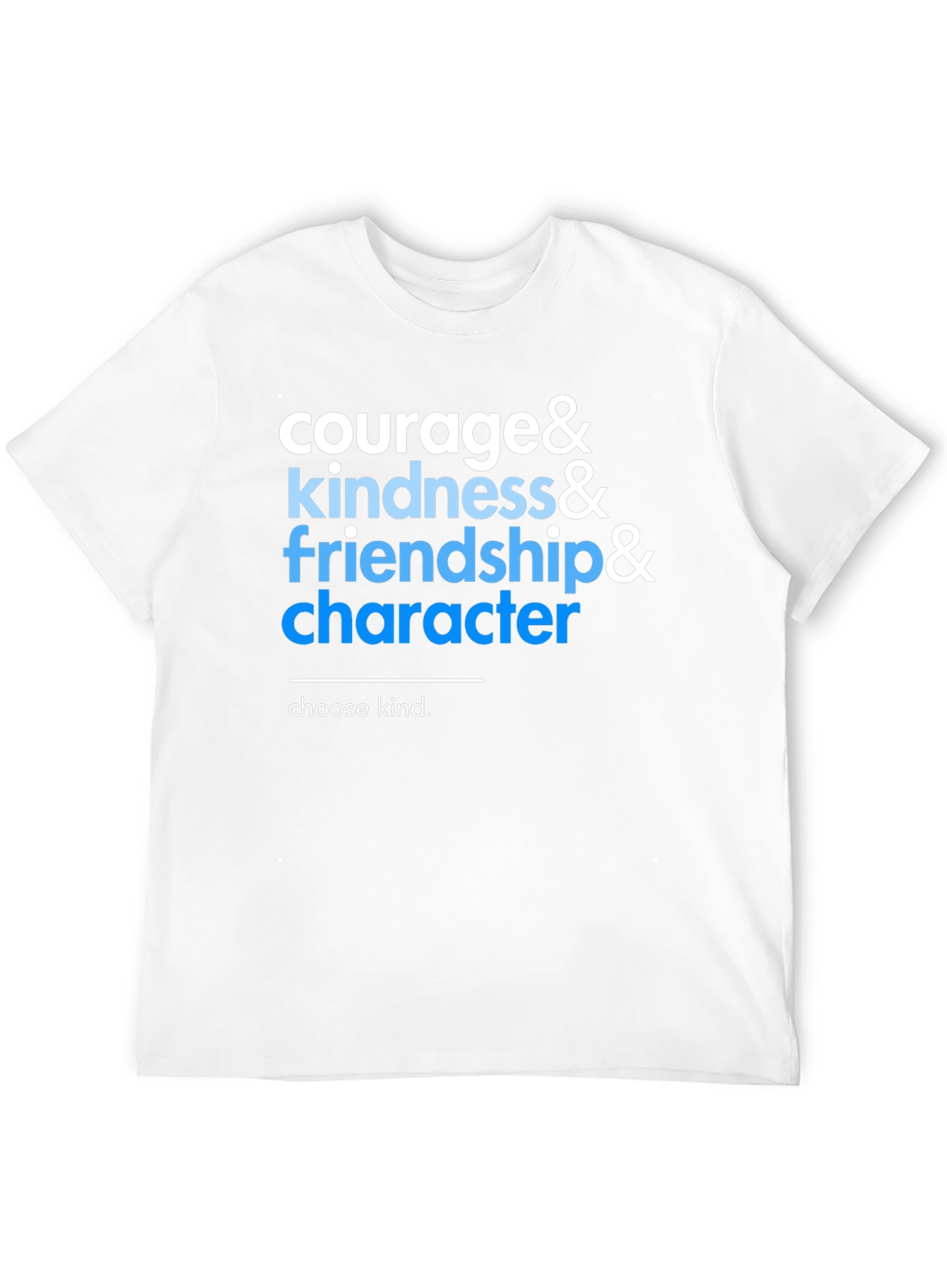 Courage Kindness Friendship Character T-Shirt