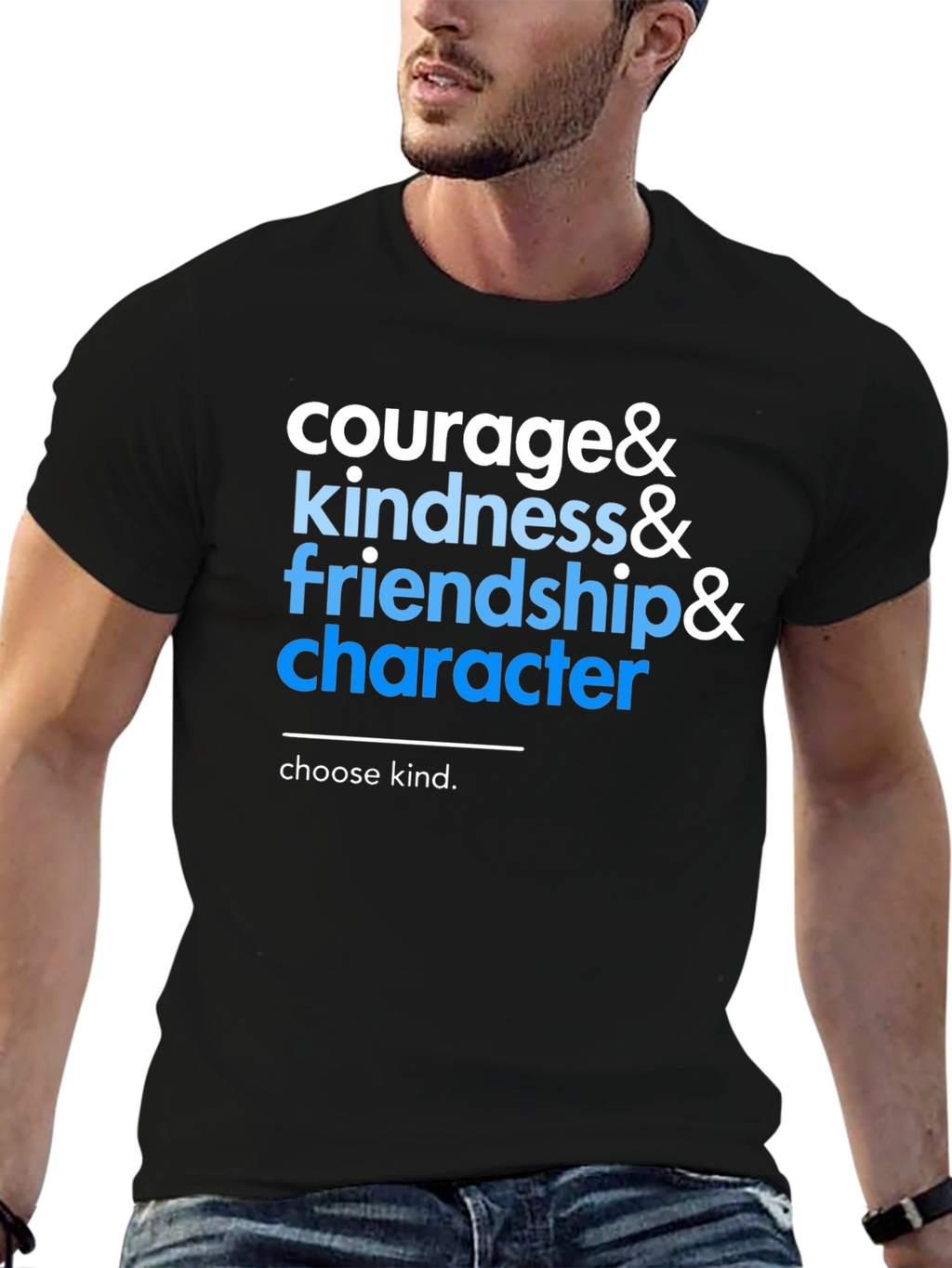 Courage Kindness Friendship Character T-Shirt