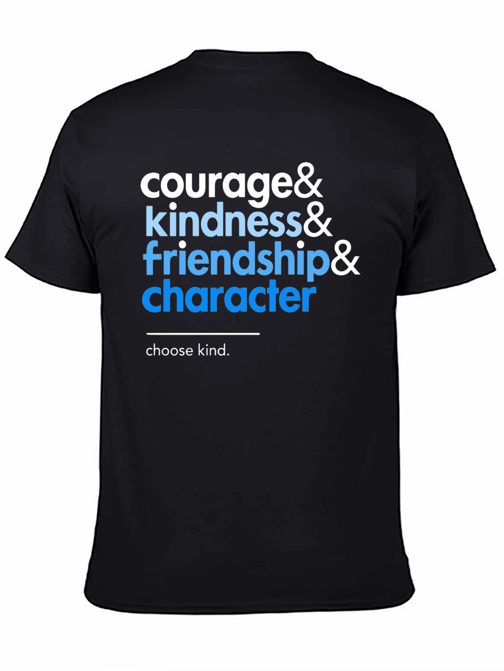 Courage Kindness Friendship Character T-Shirt