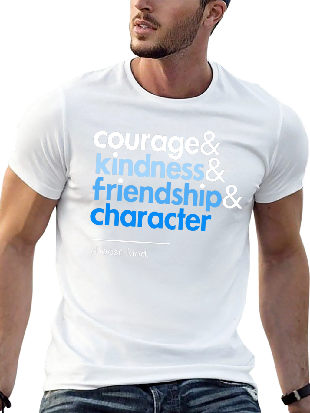 Courage Kindness Friendship Character T-Shirt