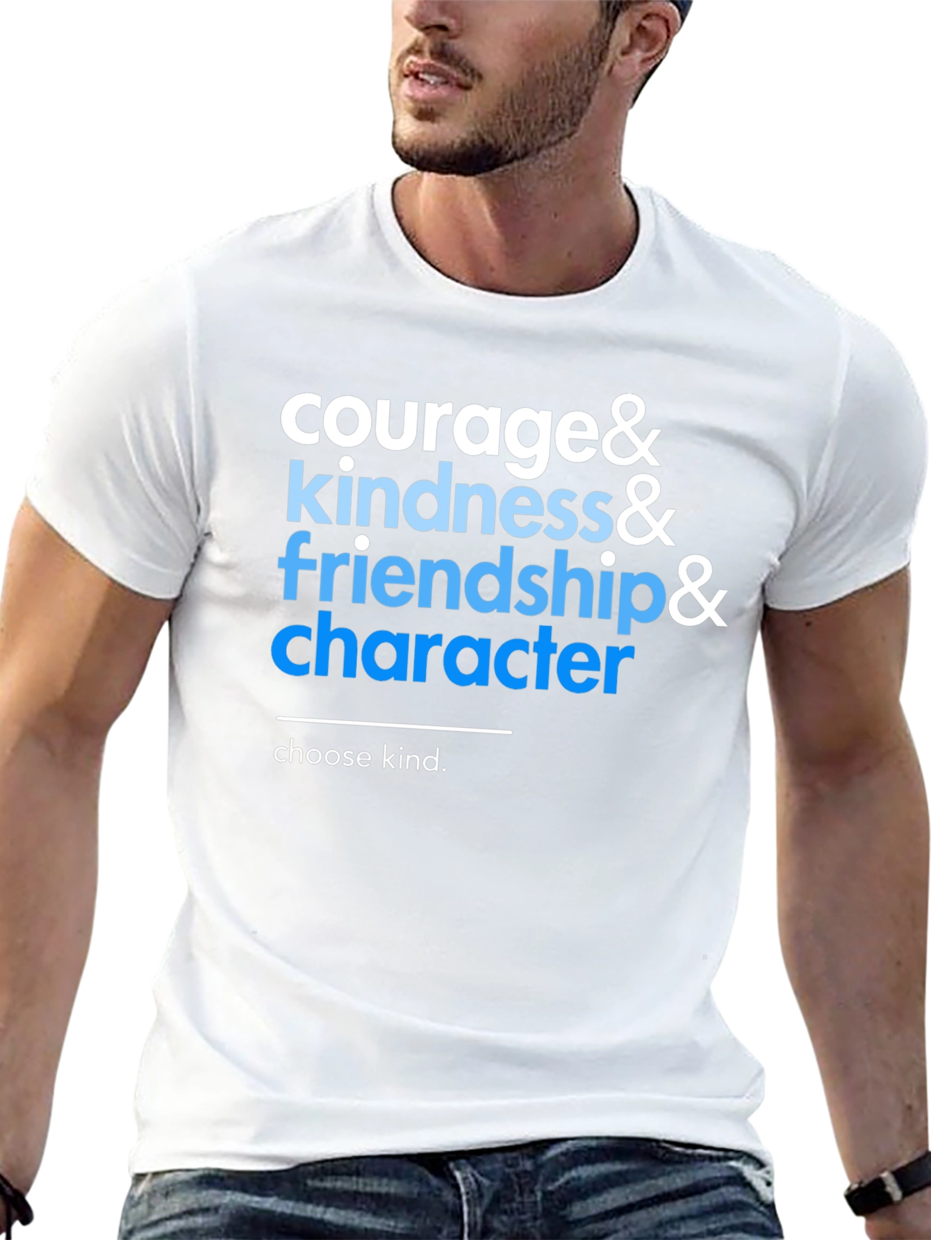 Courage Kindness Friendship Character T-Shirt