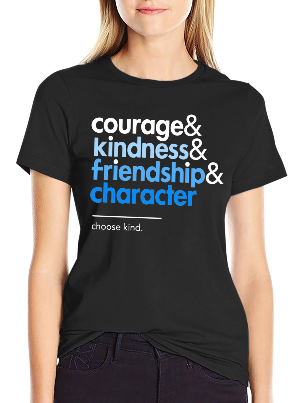 Courage Kindness Friendship Character T-Shirt