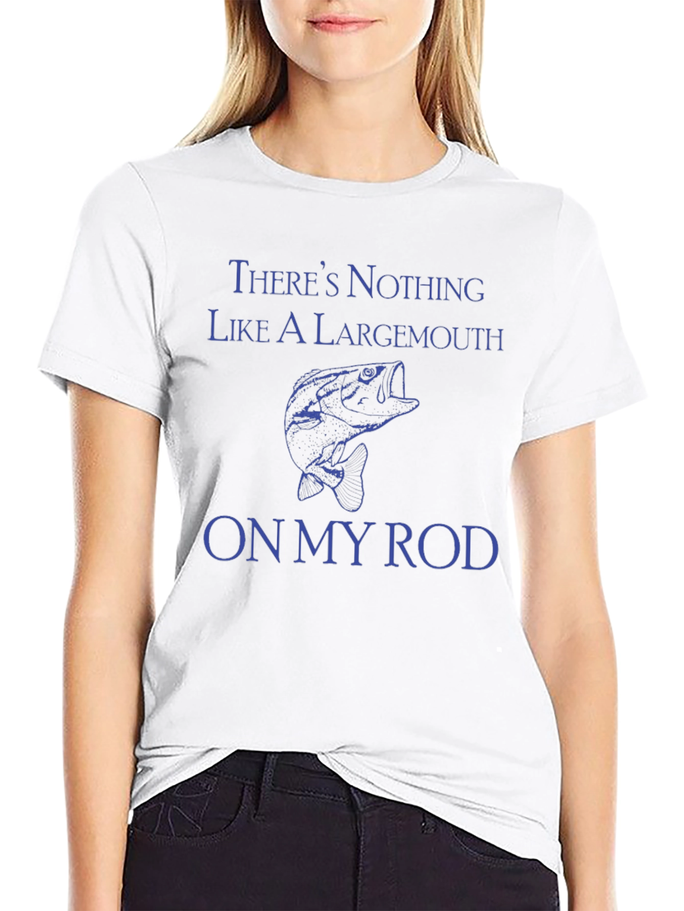 Largemouth Bass Fishing T-Shirt - On My Rod Design