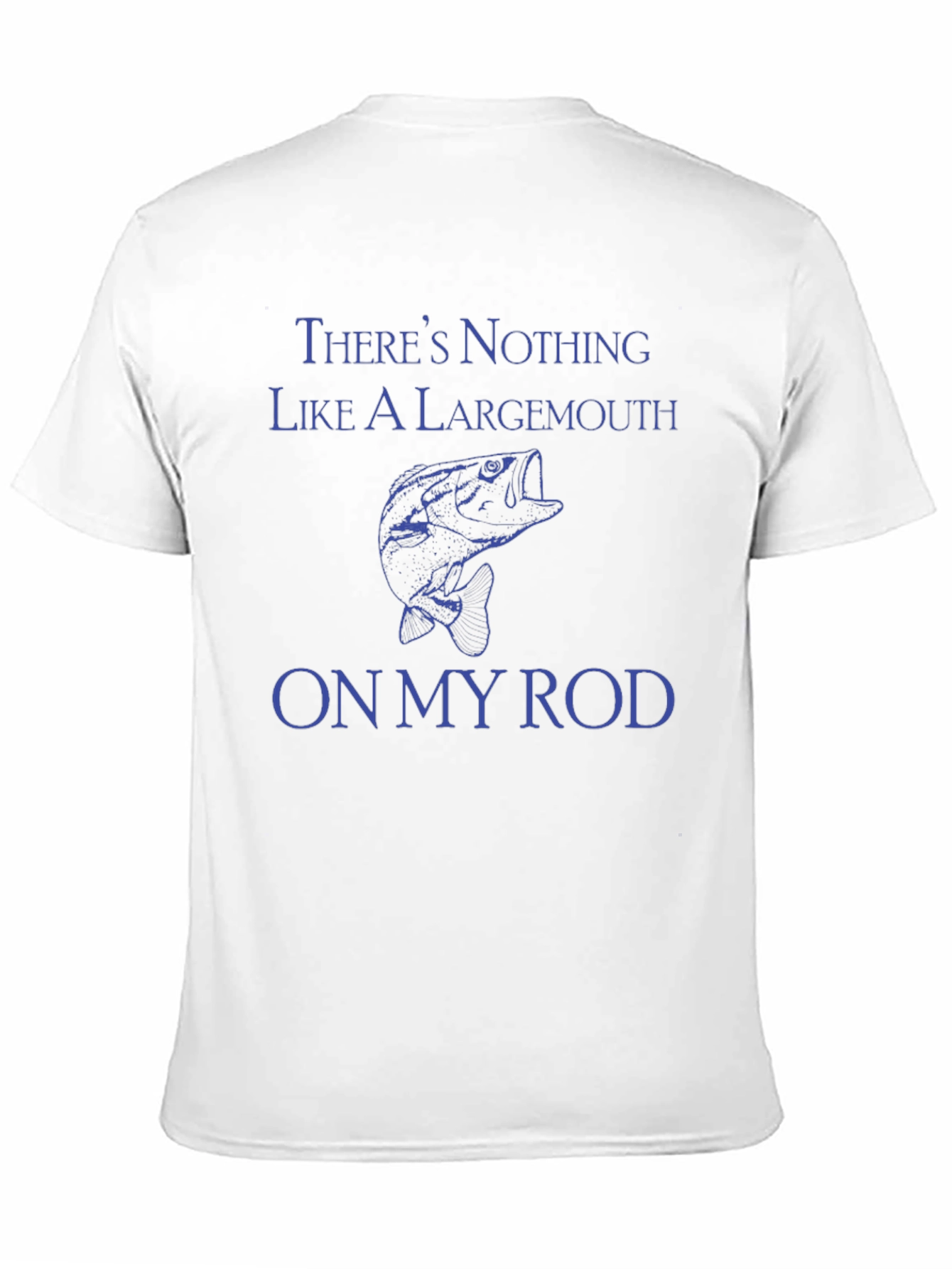 Largemouth Bass Fishing T-Shirt - On My Rod Design