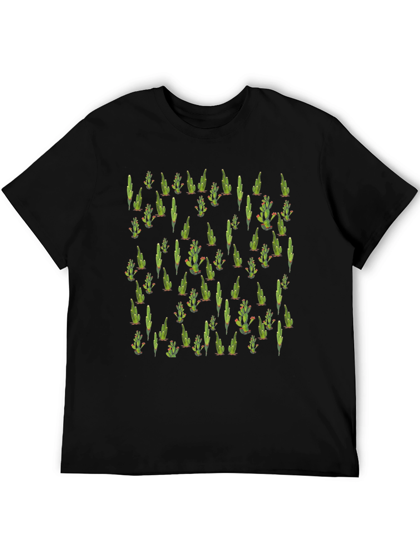 Cactus Pattern T-Shirt - Cool Desert Style Tee