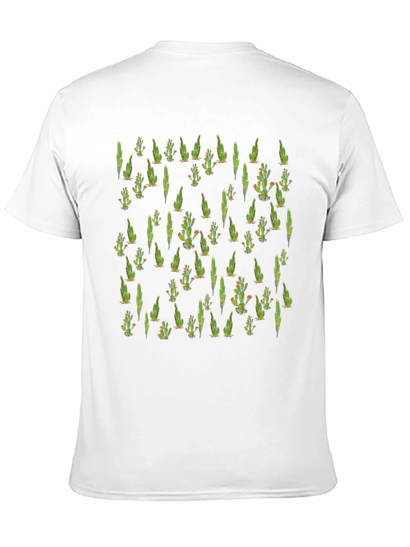 Cactus Pattern T-Shirt - Cool Desert Style Tee