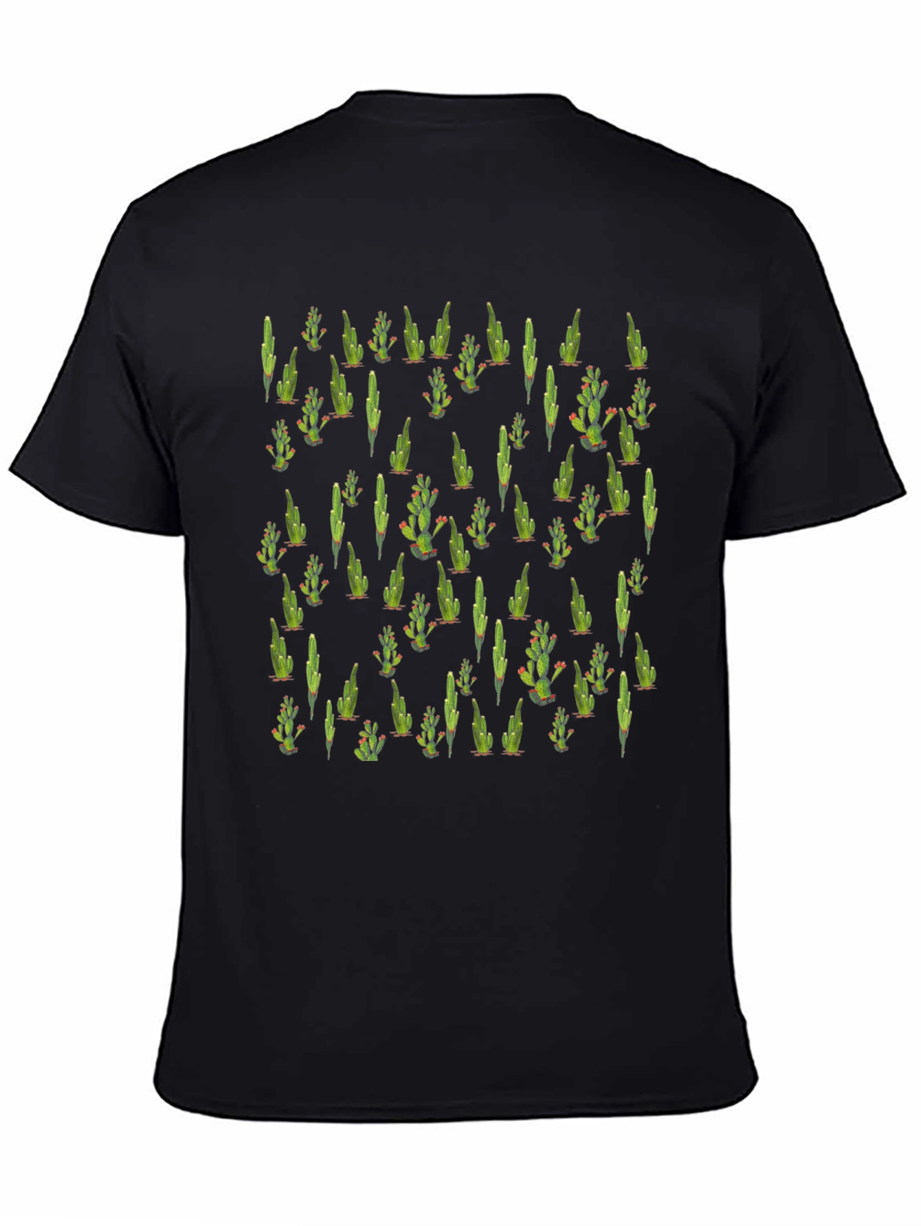 Cactus Pattern T-Shirt - Cool Desert Style Tee
