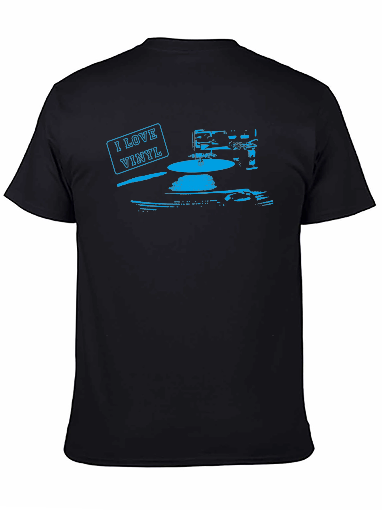 I Love Vinyl Black T-Shirt