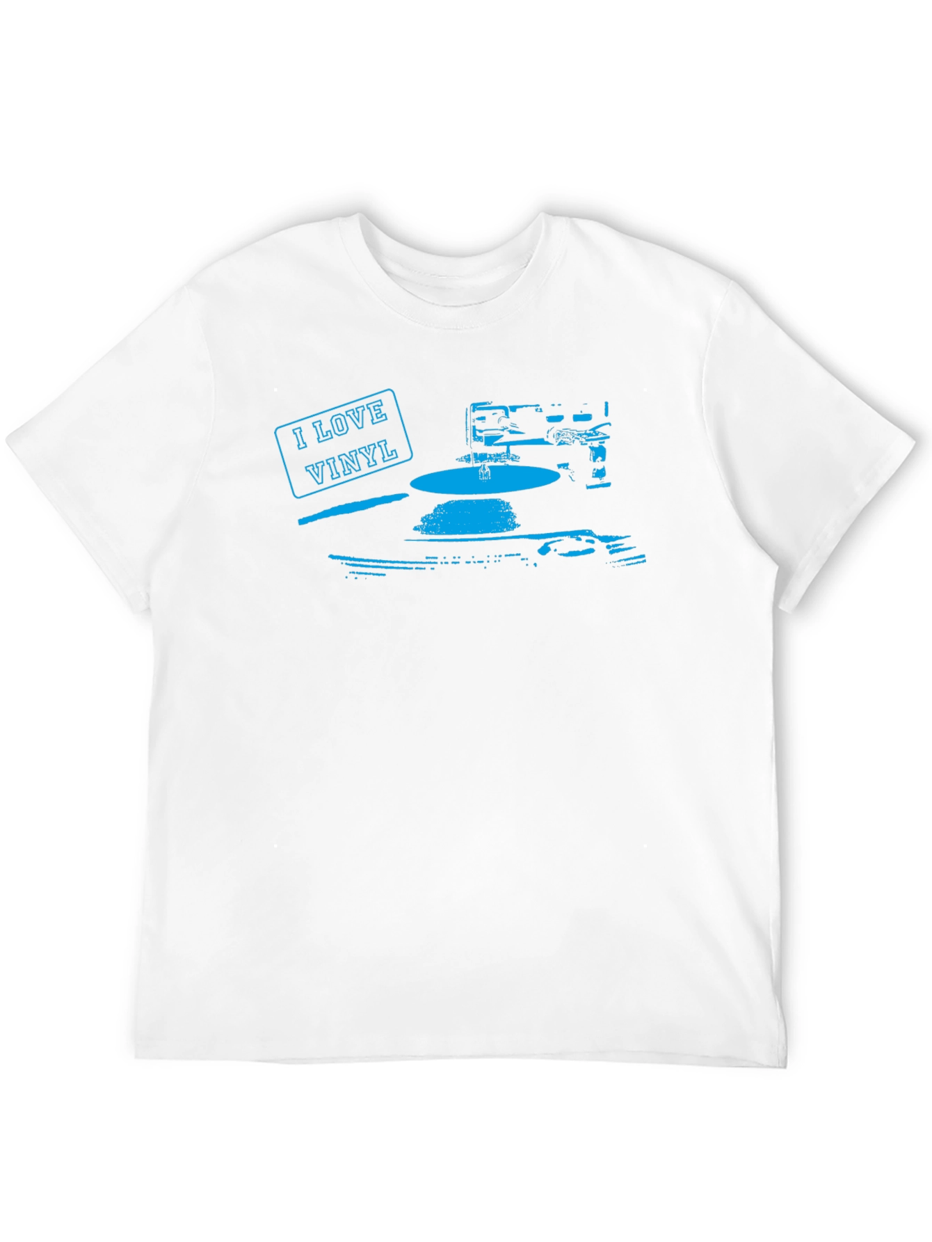 I Love Vinyl Black T-Shirt