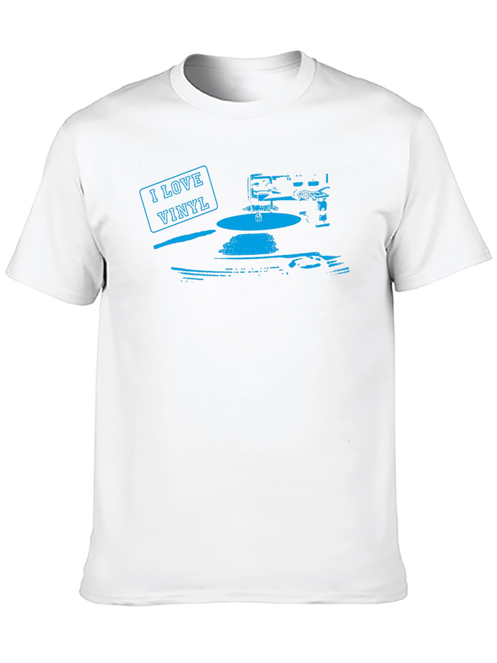 I Love Vinyl Black T-Shirt