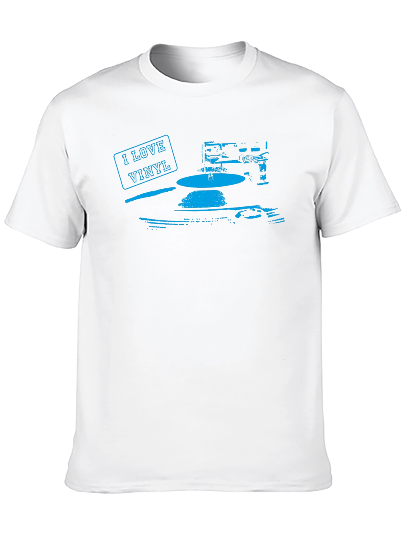 I Love Vinyl Black T-Shirt