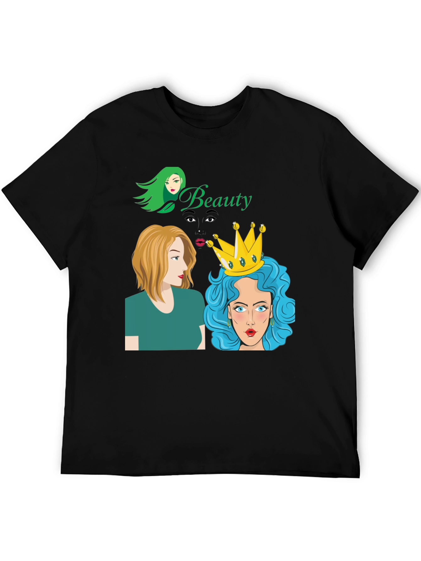 Beauty Queens Black Graphic Tee