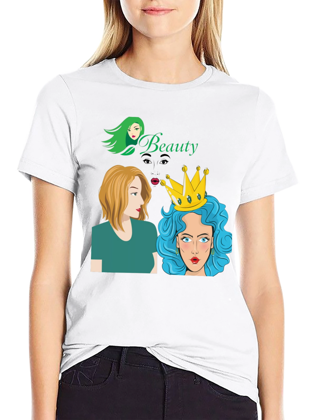 Beauty Queens Black Graphic Tee