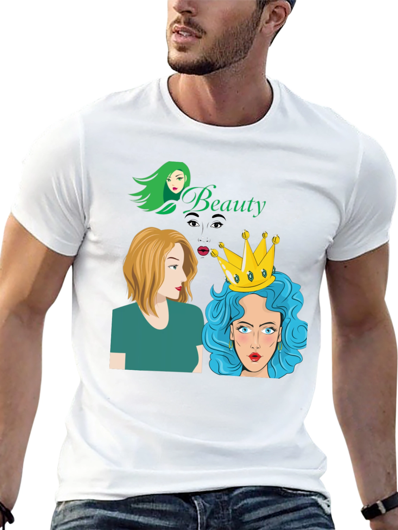 Beauty Queens Black Graphic Tee