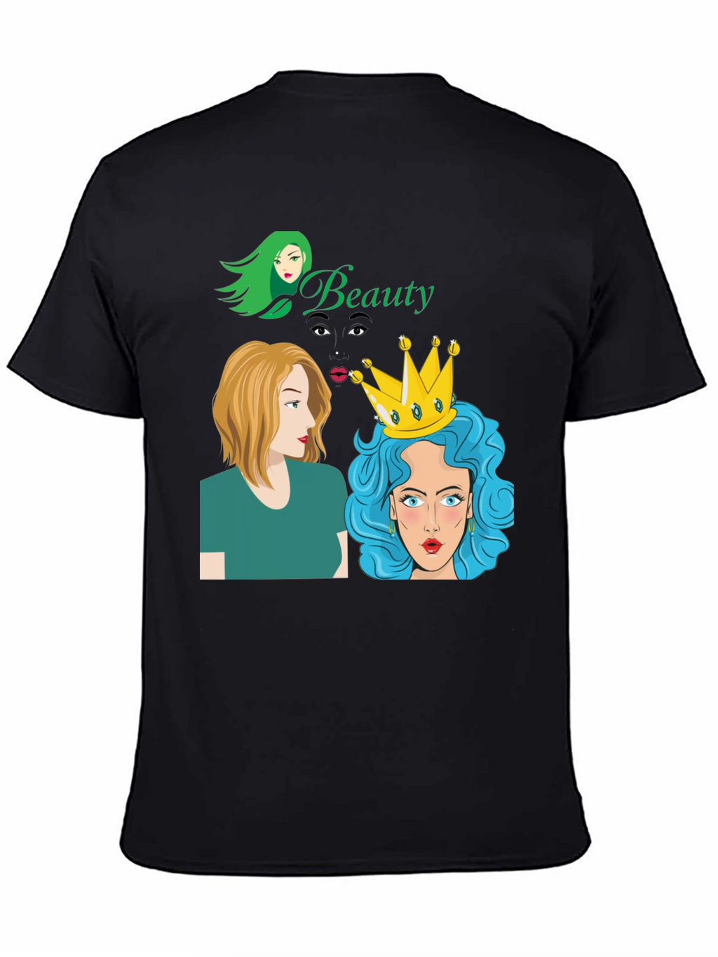 Beauty Queens Black Graphic Tee