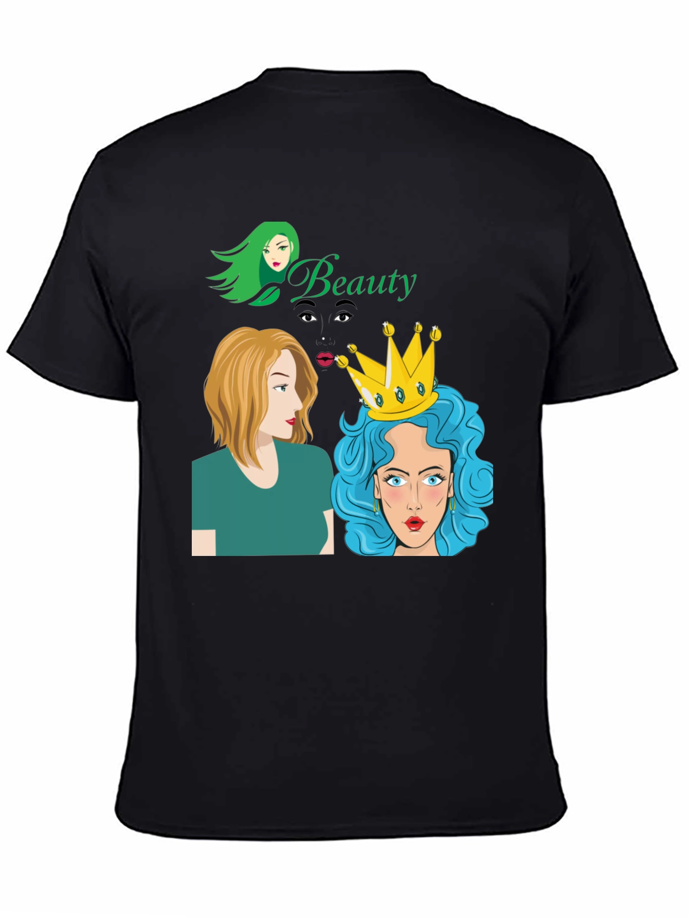 Beauty Queens Black Graphic Tee