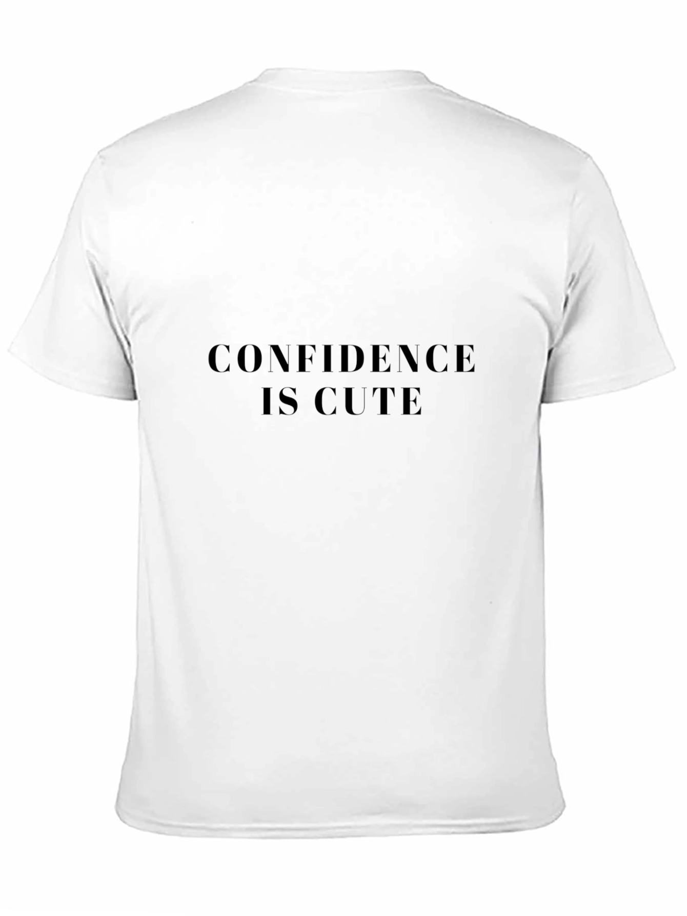 Confidence is Cute Black T-Shirt