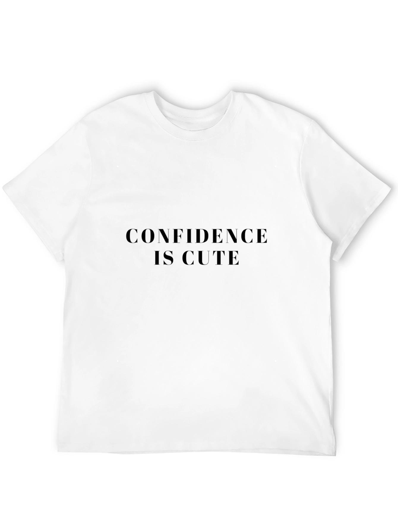 Confidence is Cute Black T-Shirt