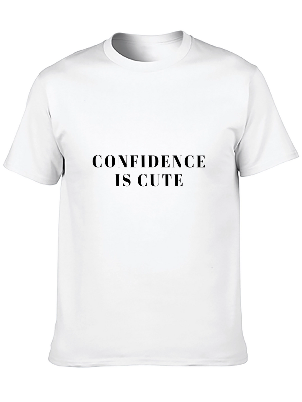 Confidence is Cute Black T-Shirt
