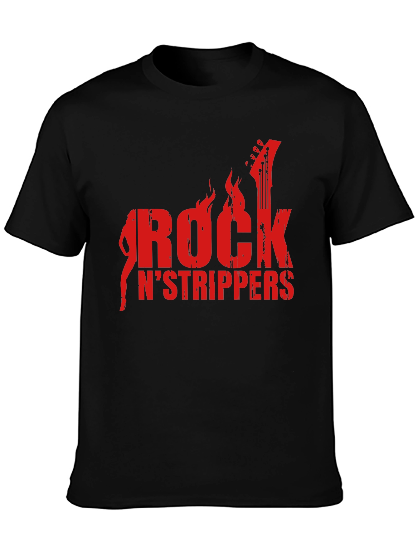 Rock N Strippers Graphic T-Shirt - Mens Black Tee