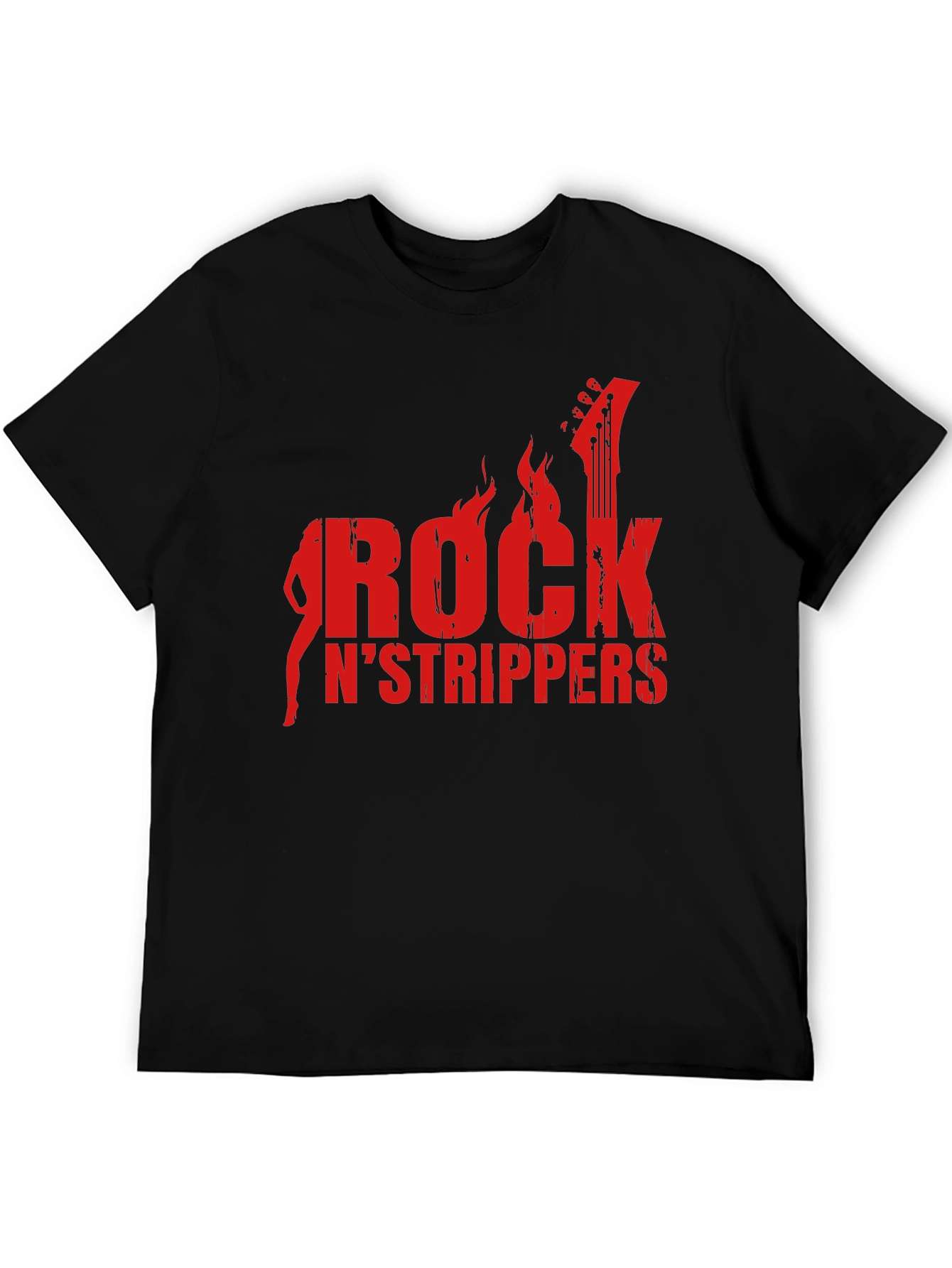 Rock N Strippers Graphic T-Shirt - Mens Black Tee