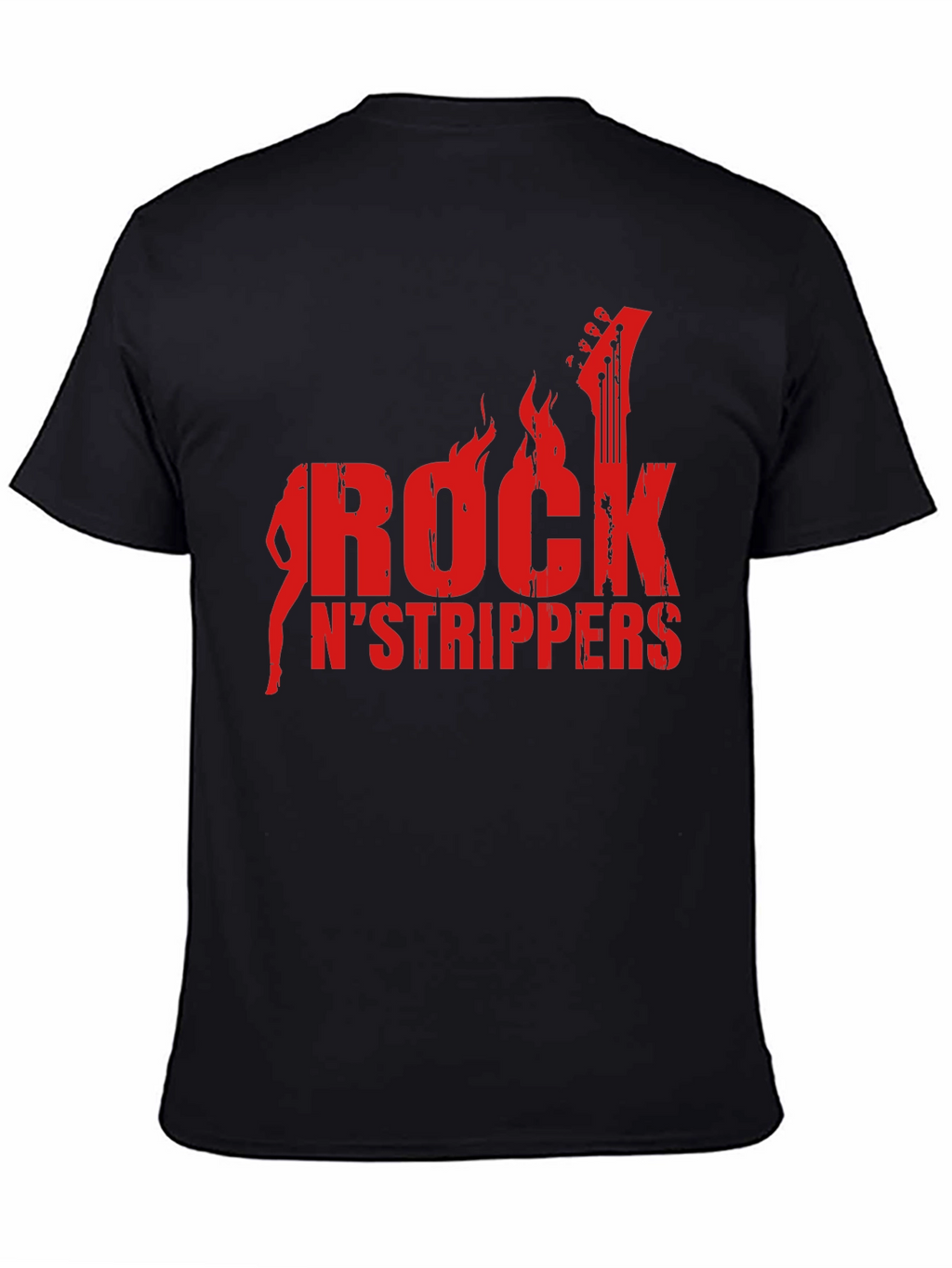 Rock N Strippers Graphic T-Shirt - Mens Black Tee