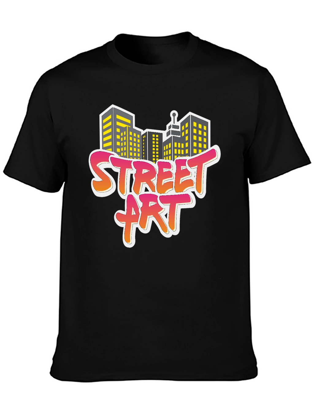 Street Art Cityscape Graphic Tee - Urban Style